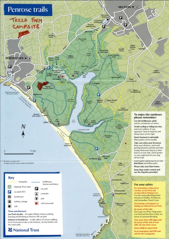 Preview of Penrose Walks Map PDF